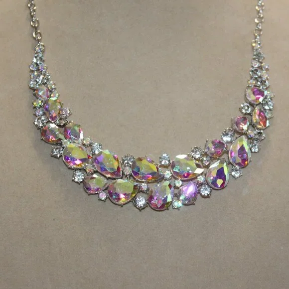 NWT Lane Bryant Statement Bling Necklace and Matching earrings STUNNING! - Picture 4 of 9